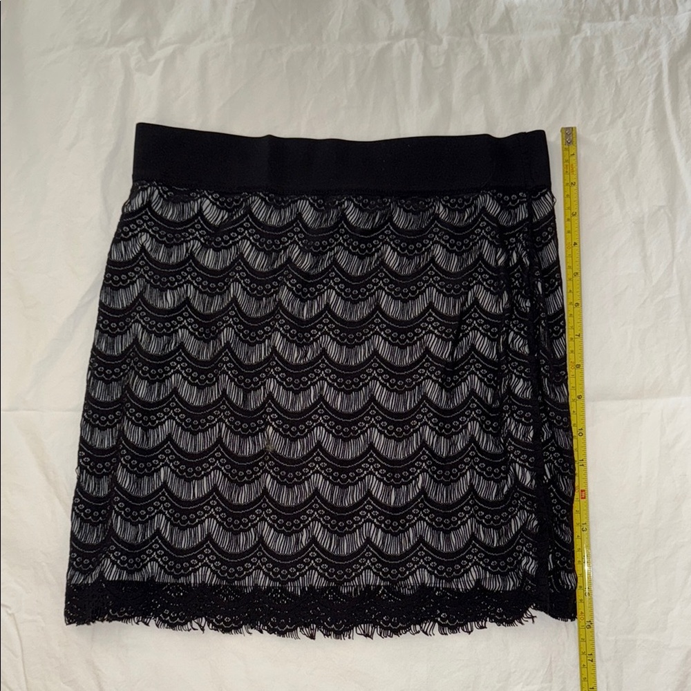 Free People Black Mini Pencil Skirt for Night Out